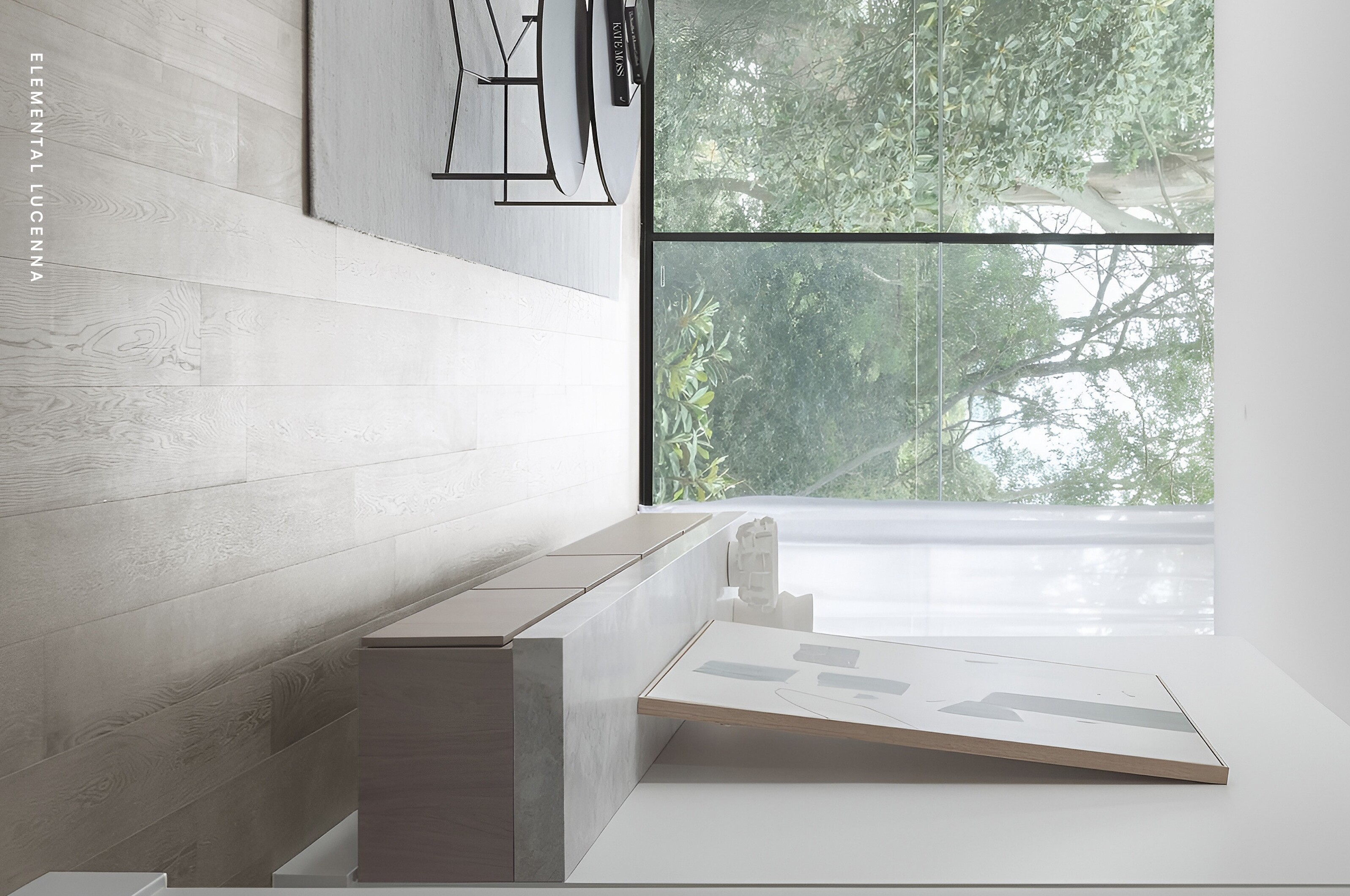 Interior con piso Lucenna